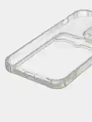 Чехол на iPhone 11, 12, 13, 14 Pro, 7/8/SE 2020, XR с карманом для карт, силиконовый