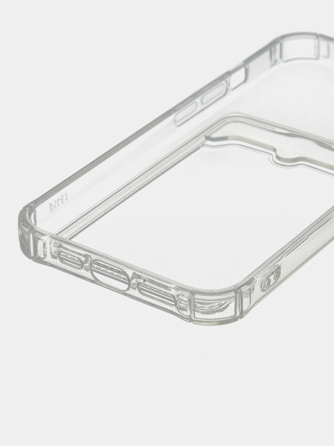 Чехол на iPhone 11, 12, 13, 14 Pro, 7/8/SE 2020, XR с карманом для карт, силиконовый