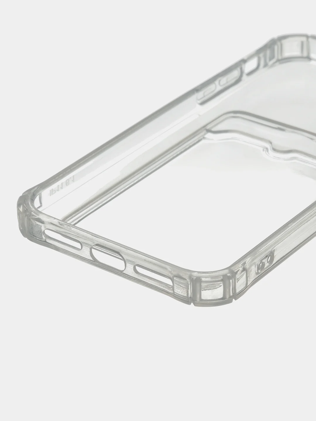 Чехол на iPhone 11, 12, 13, 14 Pro, 7/8/SE 2020, XR с карманом для карт, силиконовый