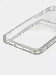 Чехол на iPhone 11, 12, 13, 14 Pro, 7/8/SE 2020, XR с карманом для карт, силиконовый