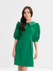 Зеленый платье женское, повседневное
