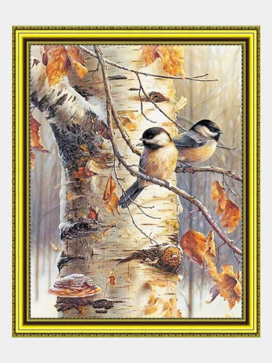 Коралловый алмазная мозаика на подрамнике "Животные", 40 х 50