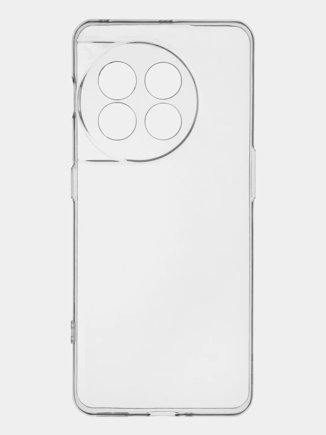 Прозрачный силиконовый чехол BROSCORP для OnePlus 11, с защитой камер и от прилипания, прозрачный