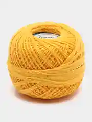 Желтый пряжа "Ирис", 82 м