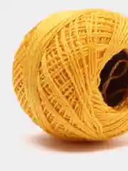 Желтый пряжа "Ирис", 82 м