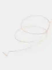 Серебряный пряжа "Ирис", 82 м