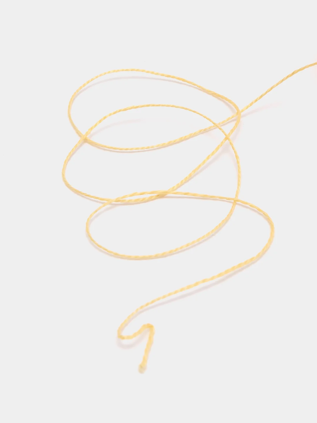 Лимонный пряжа "Ирис", 82 м