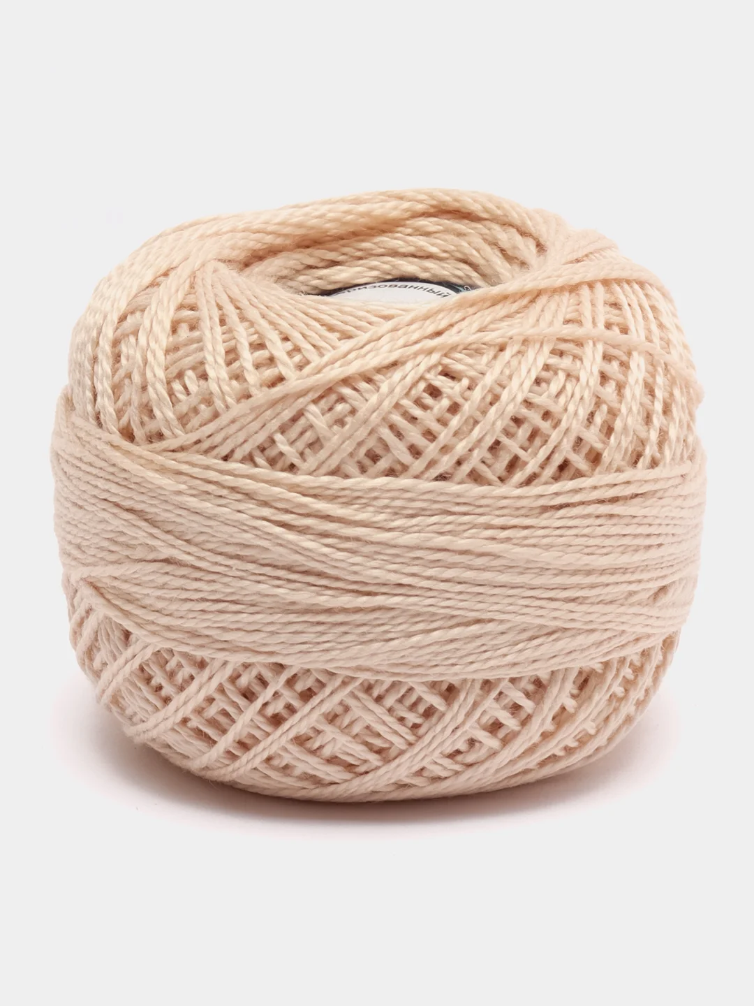 Кремовый пряжа "Ирис", 82 м