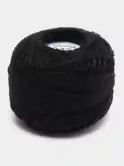 Черный пряжа "Ирис", 82 м