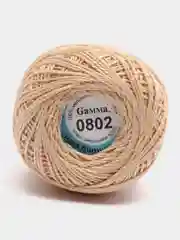 Бежевый меланж пряжа "Ирис", 82 м