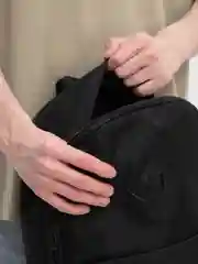Черный рюкзак  повседневный ,  спортивная сумка, для школы