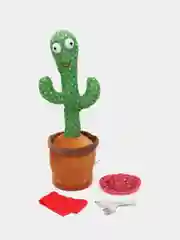 Розовый музыкальная интерактивная игрушка "Кактус повторюшка", танцует и поет