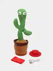 Разноцветный музыкальная интерактивная игрушка "Кактус повторюшка", танцует и поет