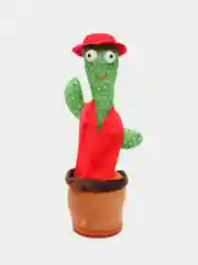 Разноцветный музыкальная интерактивная игрушка "Кактус повторюшка", танцует и поет
