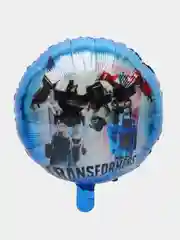 Белый шар воздушный фольгированный Трансформеры, Самолет