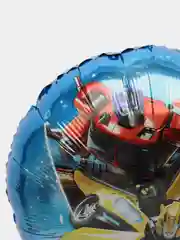 Голубой шар воздушный фольгированный Трансформеры, Самолет
