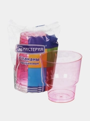 Одноразовые стаканы "Кристалл" 0,2 л, 6 штук