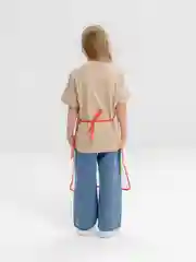 Желтый фартук для кухни и творчества