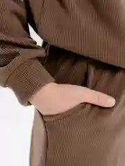 Песочный хаки детский комплект: кофта и штаны