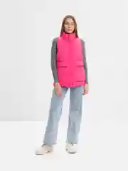 Лавандовый жилет утепленный, женский
