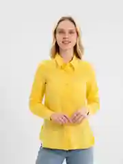 Желтый рубашка женская Tiffan