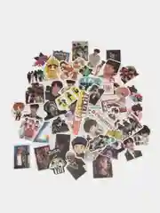 Молочный стикеры BTS, 3 вида, 50 штук