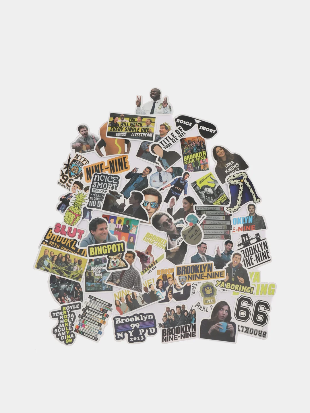 Стикеры сериал Brooklyn Nine-Nine (Бруклин 9-9), 50 штук