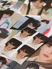 Синий стикеры BTS, 3 вида, 50 штук