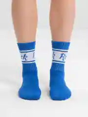 Синий носки, унисекс