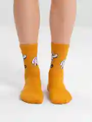 Горчичный носки, унисекс