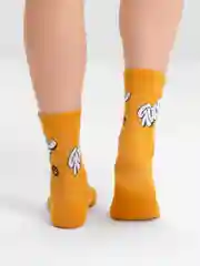 Горчичный носки, унисекс