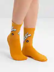 Горчичный носки, унисекс