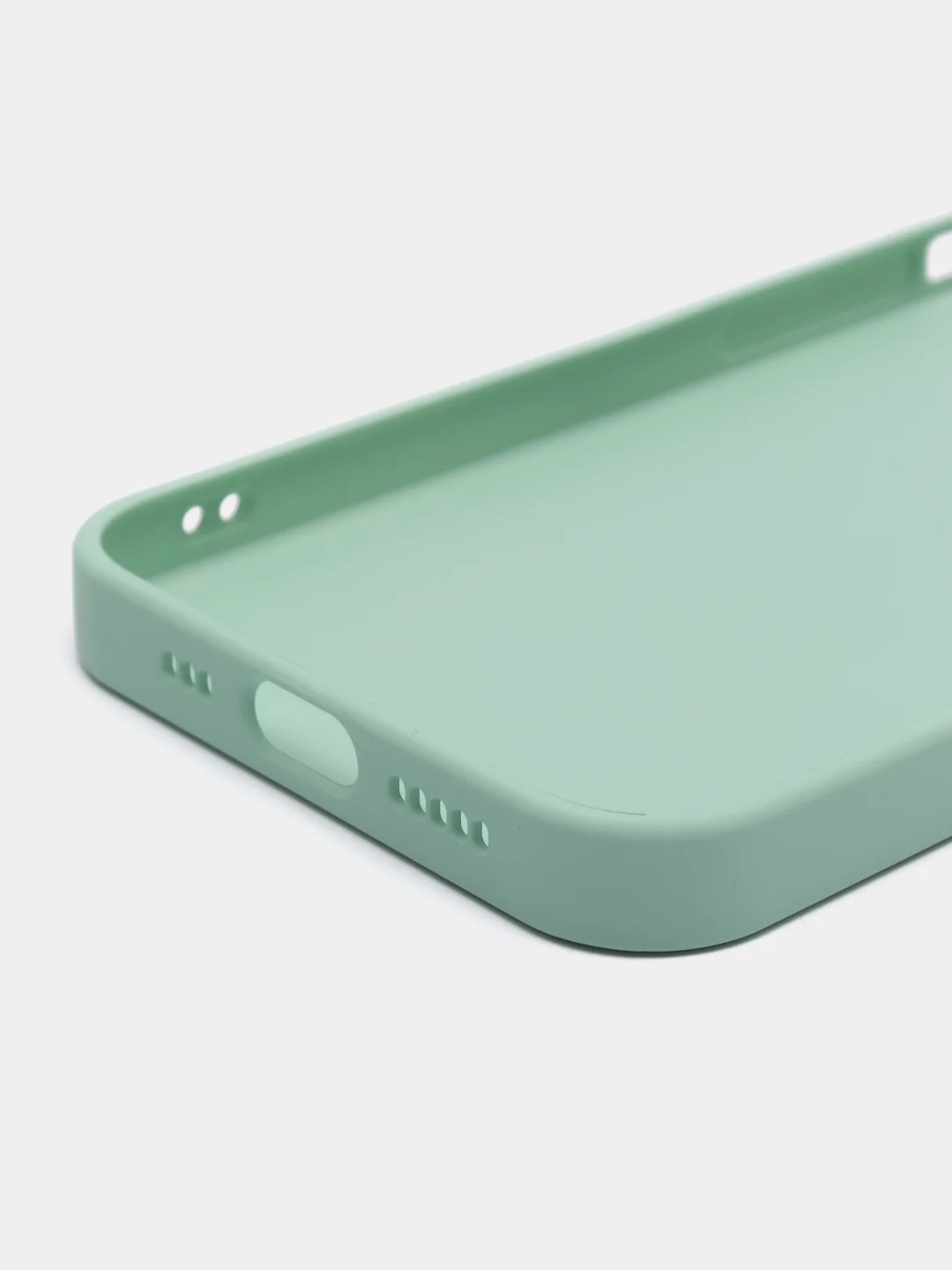 Бирюзовый чехол для айфон со стеклянной панелью iPhone 11, 12, 13, 14, Pro, 12 Pro Max, 14 Pro