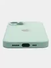 Бирюзовый чехол для айфон со стеклянной панелью iPhone 11, 12, 13, 14, Pro, 12 Pro Max, 14 Pro