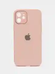 Розовый чехол для айфон со стеклянной панелью iPhone 11, 12, 13, 14, Pro, 12 Pro Max, 14 Pro