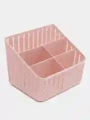 Розовый органайзер для косметики / кистей / канцелярии ВЯЗАНИЕ IDEA