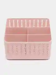 Розовый органайзер для косметики / кистей / канцелярии ВЯЗАНИЕ IDEA