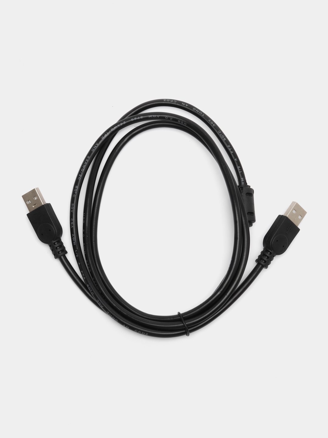Кабель-удлинитель USB 2.0 (папа - мама) активный длина 10 м Ugreen US137 с питанием USB черный