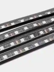 Подсветка ног салона в авто 12 светодиодов, RGB лента с ИК-пультом, цветомузыка