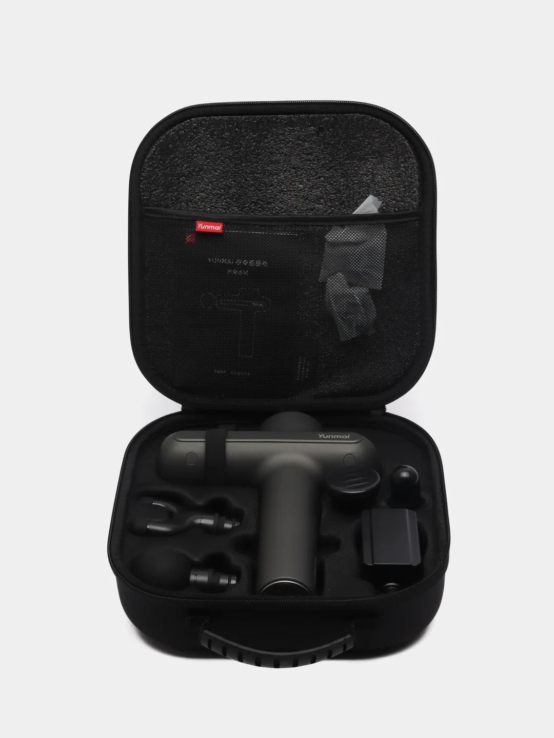 Черный массажер электрический Xiaomi Yunmai Gun Pro Basic перкуссионный YMJM-551S