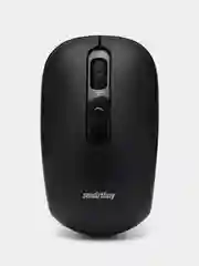Черный бесшумная беспроводная мышь Smartbuy One SBM-262AG