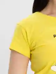 Белый футболка женская из хлопка с принтом "Ромашка"