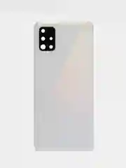 Белый задняя крышка для Samsung Galaxy A31 / A51 со стеклом камеры