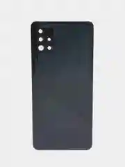 Черный задняя крышка для Samsung Galaxy A31 / A51 со стеклом камеры