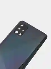 Белый задняя крышка для Samsung Galaxy A31 / A51 со стеклом камеры