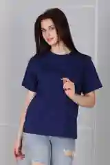 Бордовый футболка женская оверсайз Хоум Стайл, 2095Ф