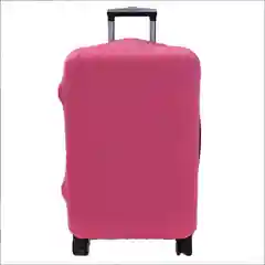 Розовый чехол для чемодана
