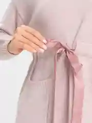 Пудровый платье женское "Tiffan", ночь