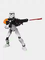 Бежевый конструктор Star Wars (Звездные войны) "Штурмовик первого ордена - преторианский страж"