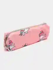 Розовый пенал косметичка, мягкий